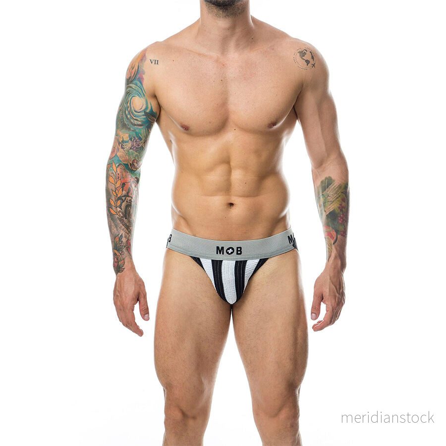 MOB - CLASSIC STRIPE WHITE JOCK SIZE L - Bild 3