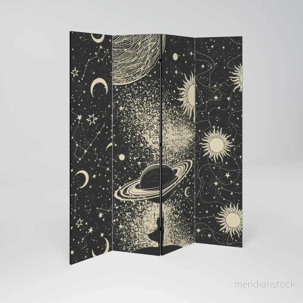 BRILLIANT UNIVERSE Rumsavdelare 4 paneler