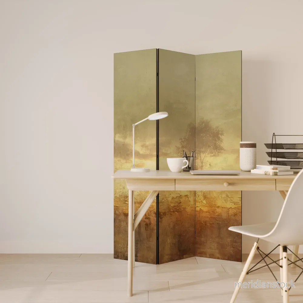 AMBER DREAMSCAPE Dekorativ rumsavdelare – 3 paneler - Bild 3