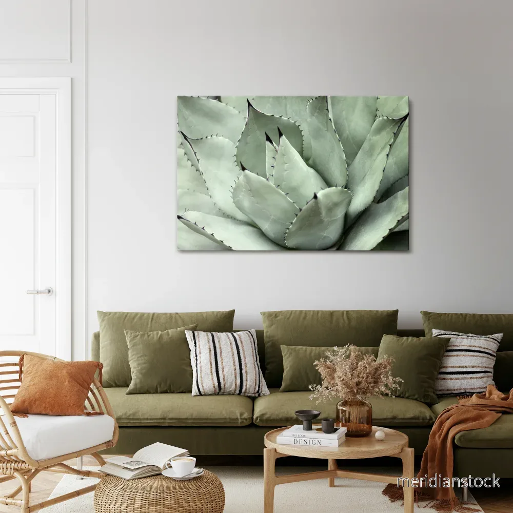 MYSTICAL SUCCULENT DREAM Horizontal Canvas Print