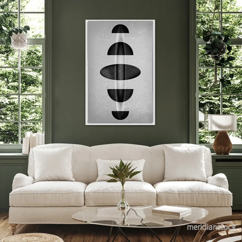 OBSIDIAN ODYSSEY Vertical Canvas Print - Bild 2