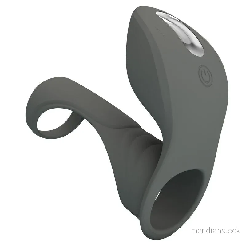 PRETTY LOVE - RECHARGEABLE VIBRATING RING WITH DUAL STIMULATOR