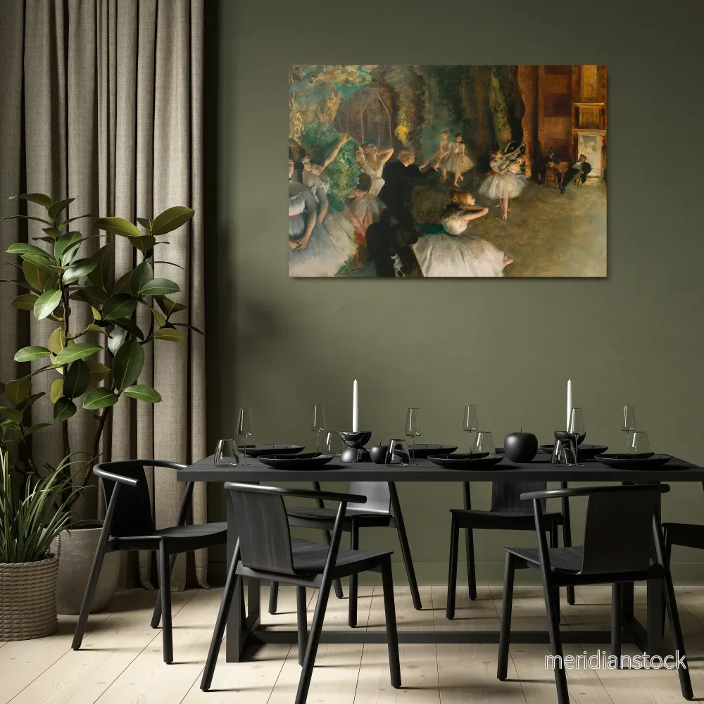 MYSTICAL BALLET REHEARSAL Horizontal Canvas Print - Bild 2