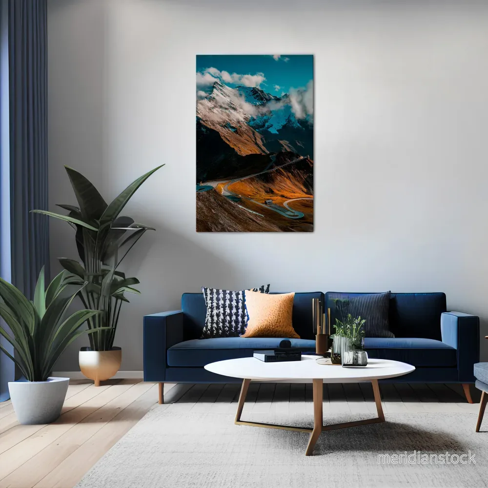 MOUNTAIN SERPENTINE Vertical Canvas Print - Bild 2