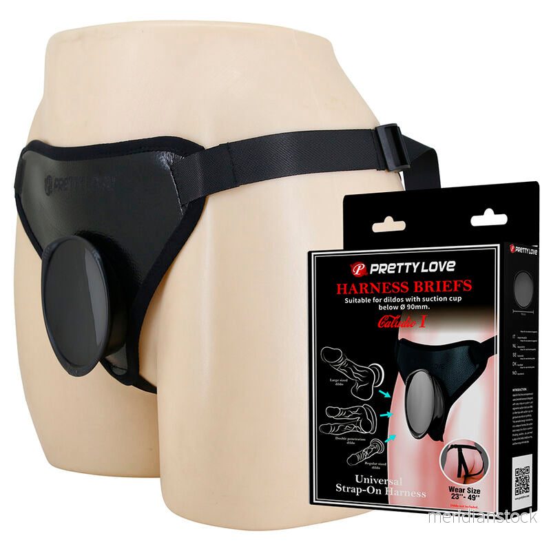 PRETTY LOVE - UNIVERSAL STRAP-ON HARNESS BLACK