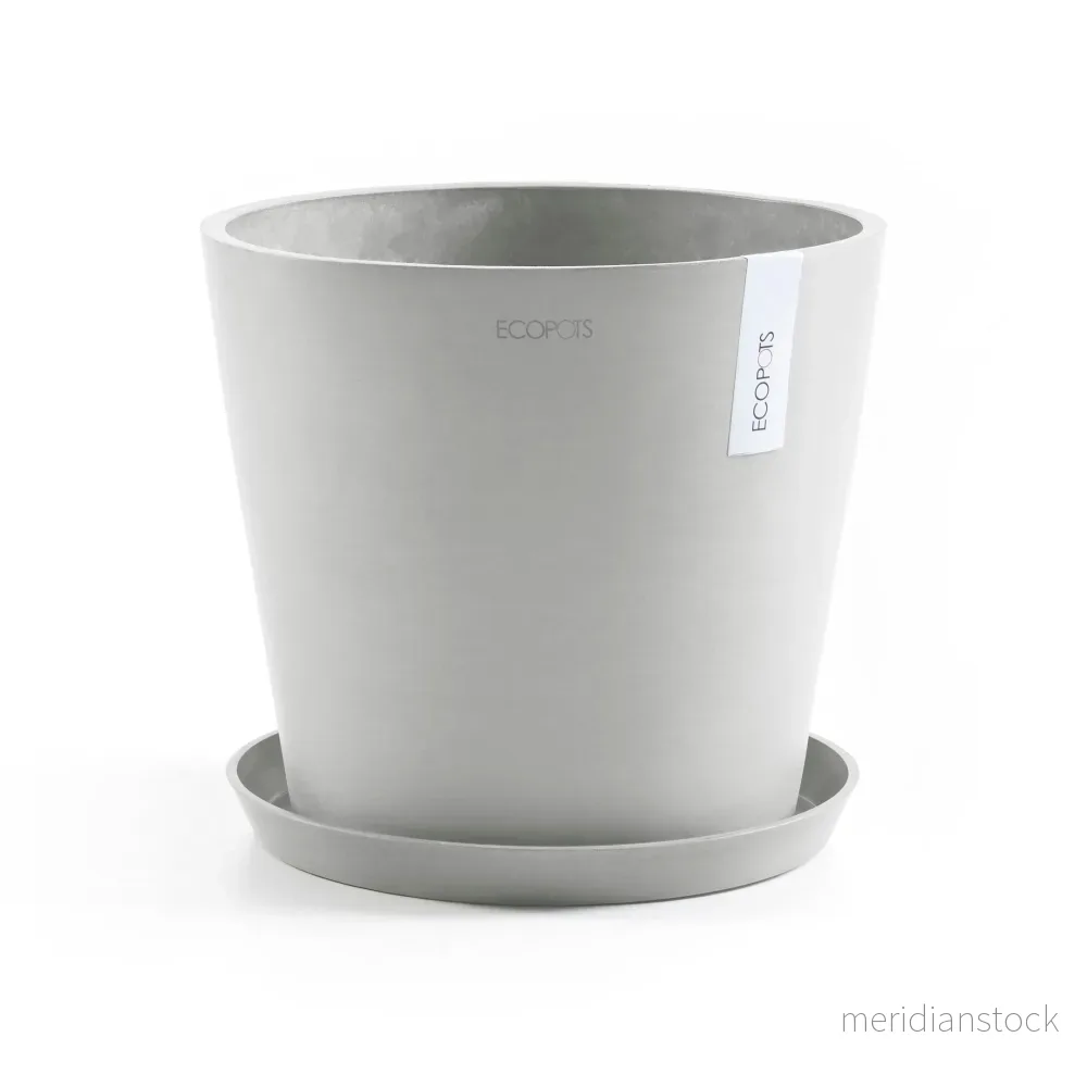 Krukfat Ecopots 30cm vitgrå - Bild 2