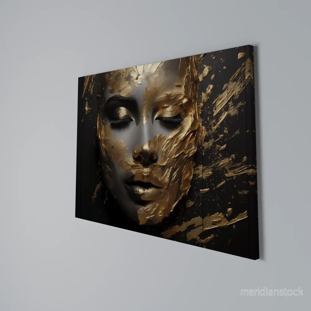 SHIMMERING ELEGANCE Horizontal Canvas Print - Bild 3