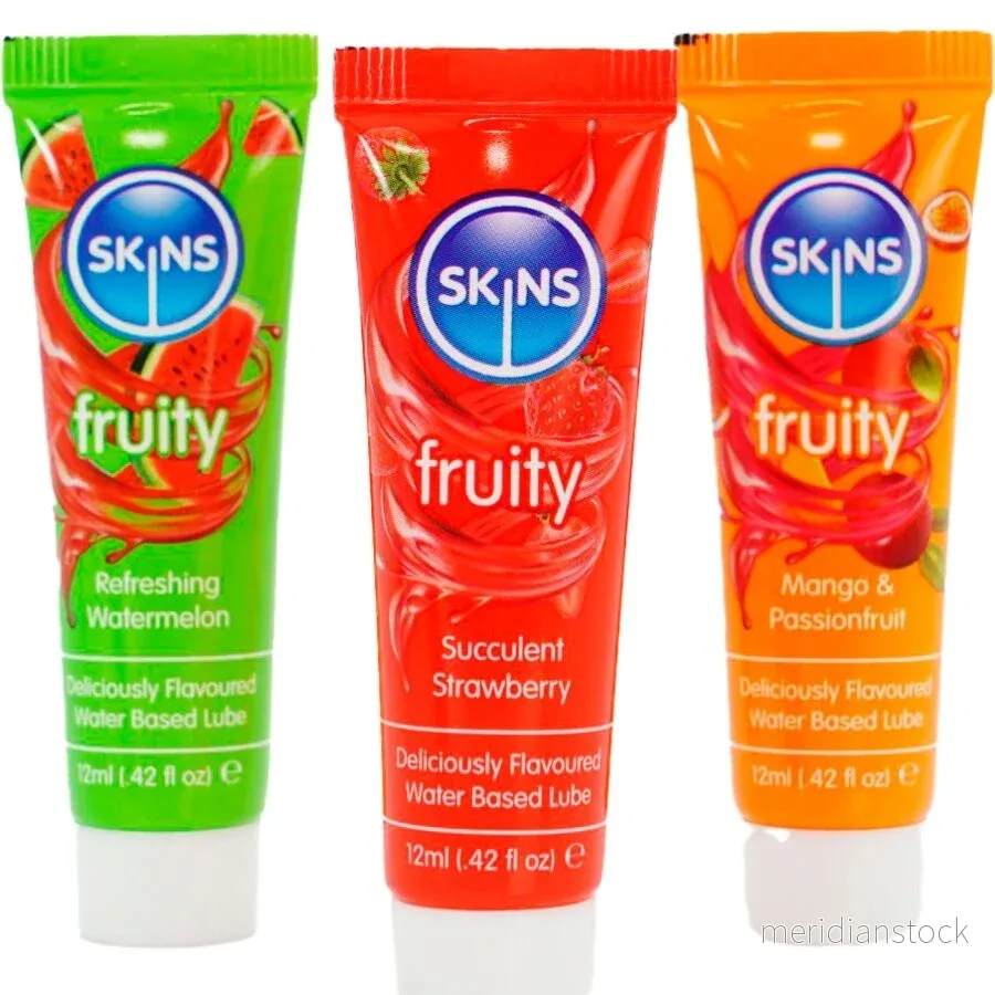 SKINS - FRUITY LUBES KIT WATERMELON, STRAWBERRY & MANGO LUBRICANTS 3 x 12 ML - Bild 2