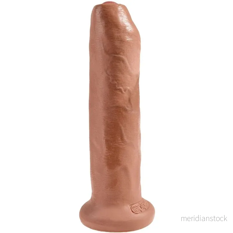 KING COCK - UNCUT REALISTIC PENIS 17.8 CM CARAMEL - Bild 2