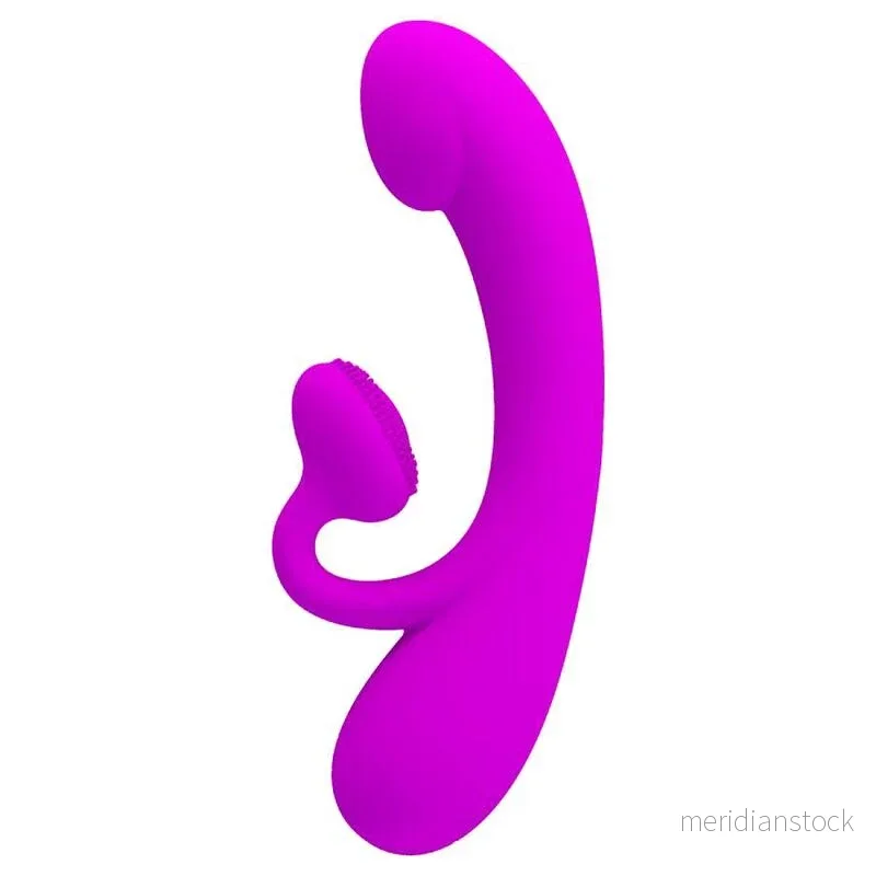 PRETTY LOVE - SINCERE VIBRATOR AND CLITORAL STIMULATING WAVES PURPLE SILICONE