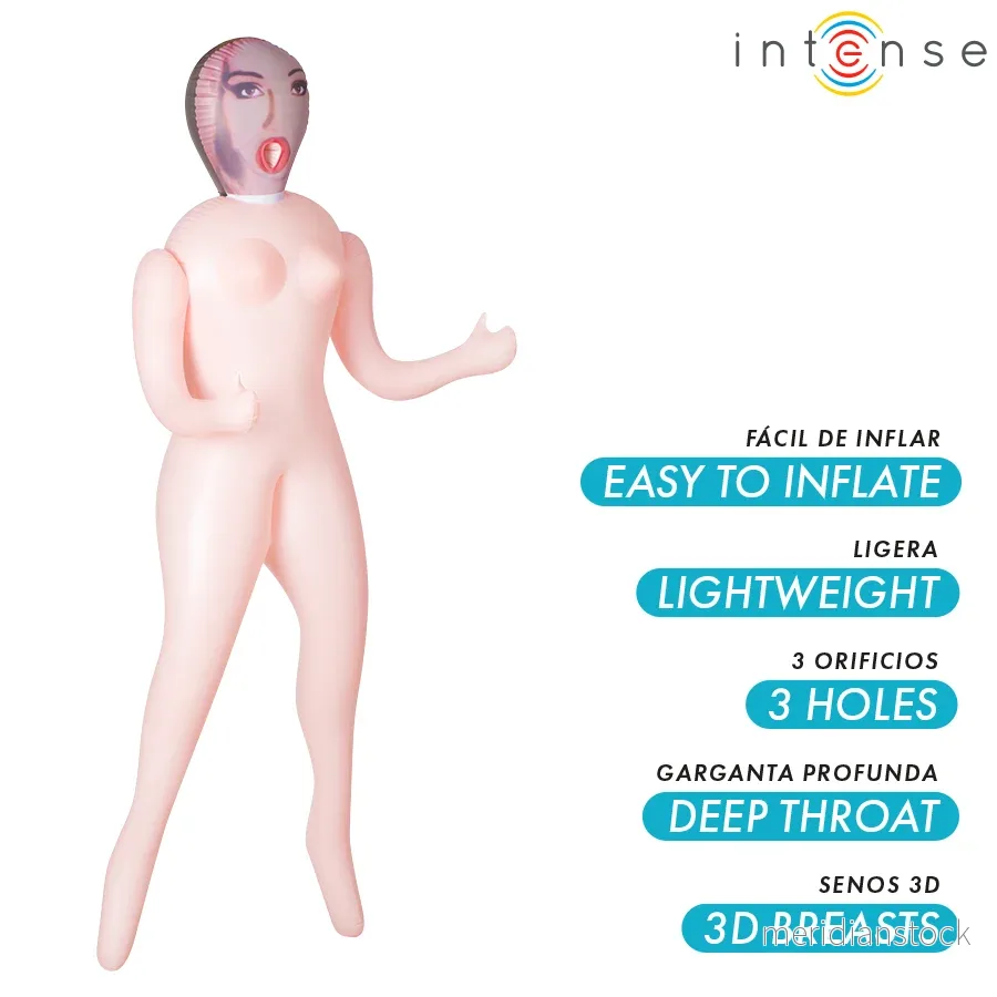 INTENSE DOLLS - MONIQUE INFLATABLE DOLL WITH THREE ORIFICES - Bild 2