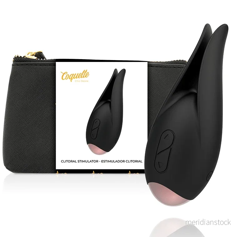 COQUETTE CHIC DESIRE - CLITORIAL STIMULATOR BLACK / GOLD FLOWER - Bild 2