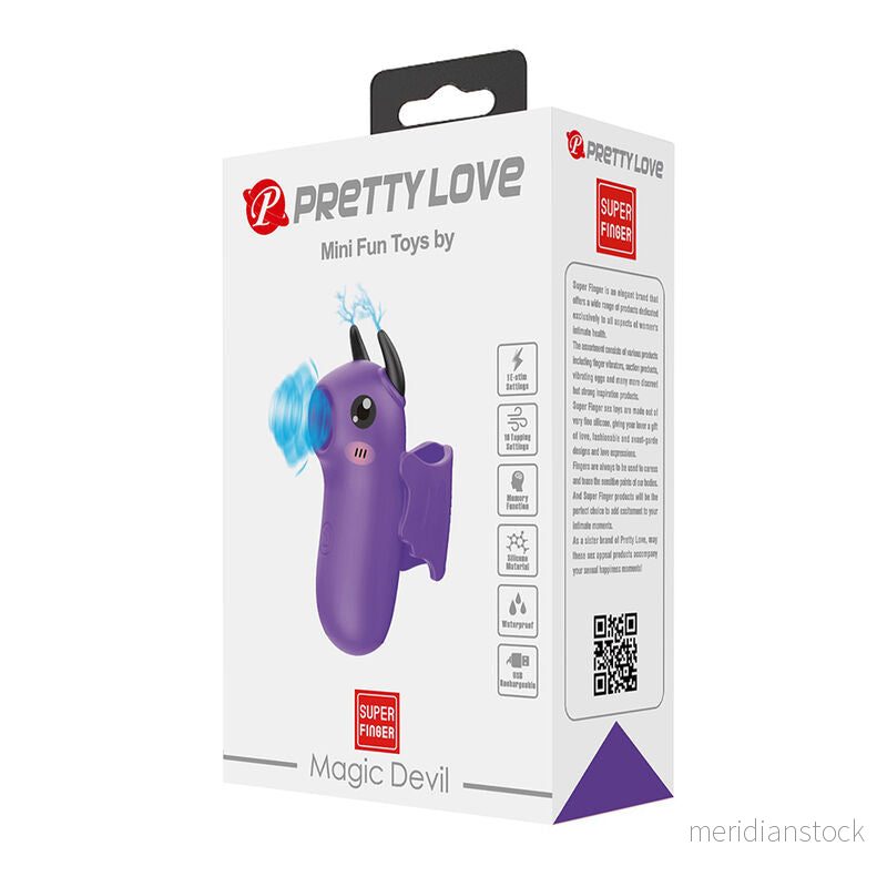 PRETTY LOVE - MAGIC DEVIL PURPLE RECHARGEABLE FINGER STIMULATOR - Bild 2