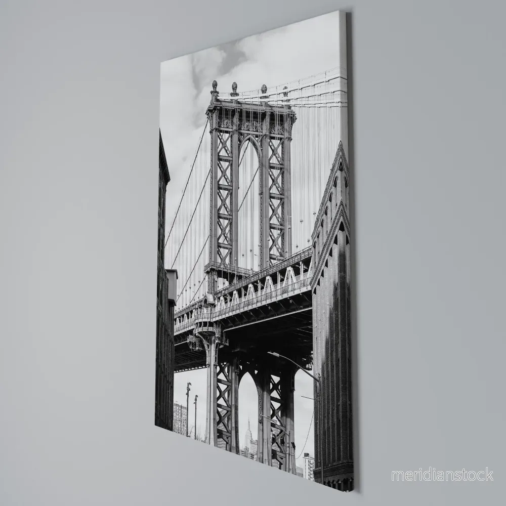 BRIDGE OF TIME Vertical Canvas Print - Bild 2