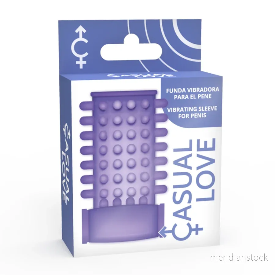 CASUAL LOVE - RING VIBRATING SLEEVE PURPLE
