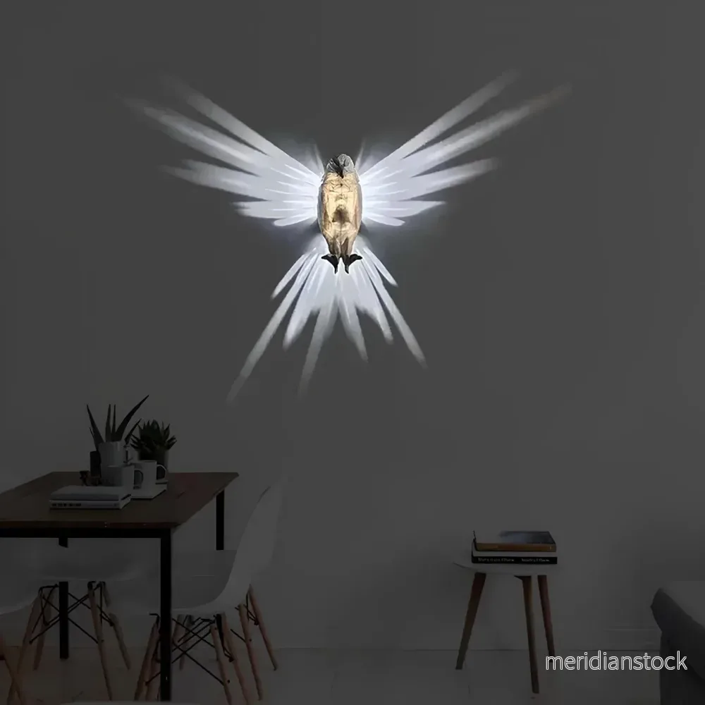 Belysta vings vägglampa - LumaWings - Bild 2