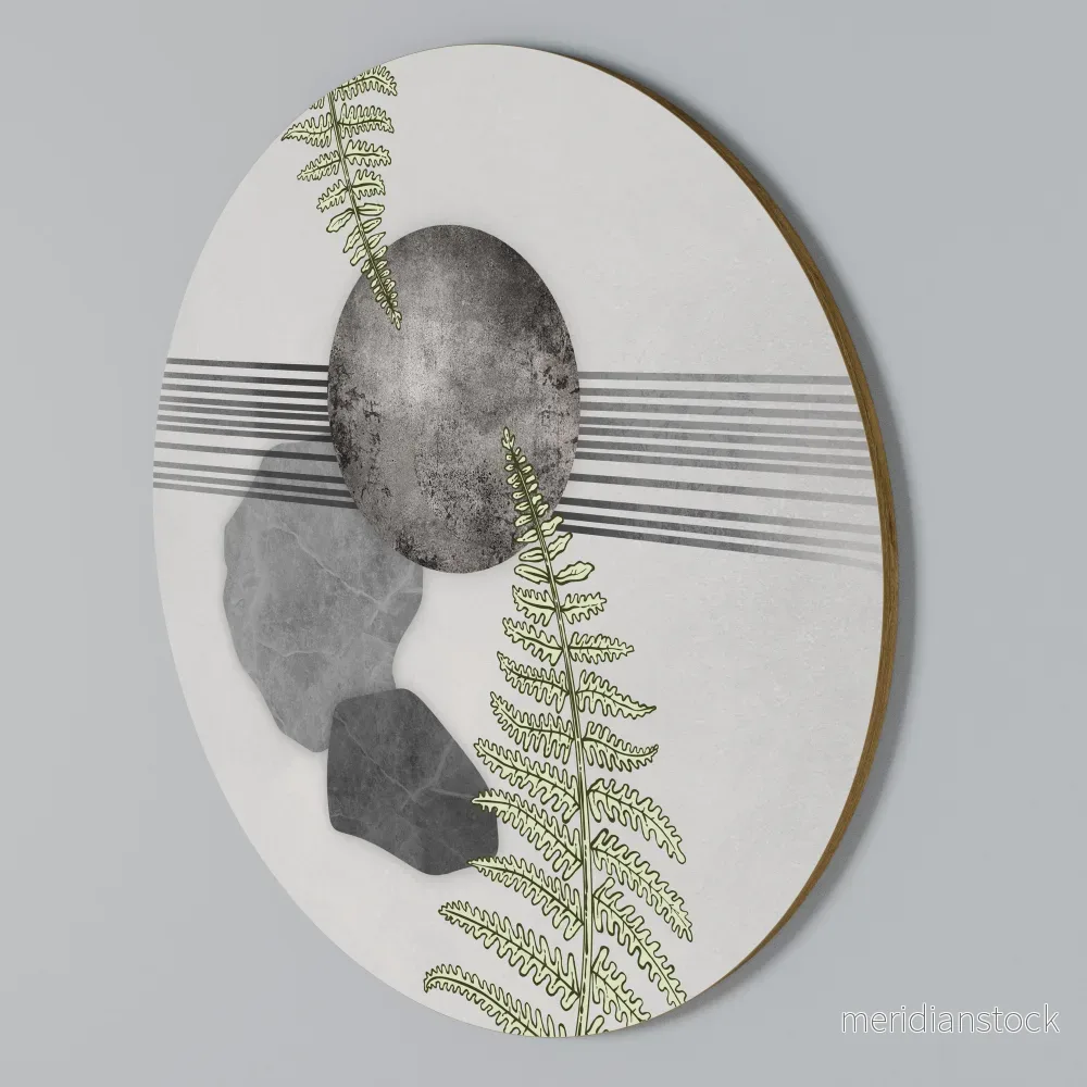 FERN MELANCHOLY Rund väggdekor FERN MELANCHOLY Rund väggdekor