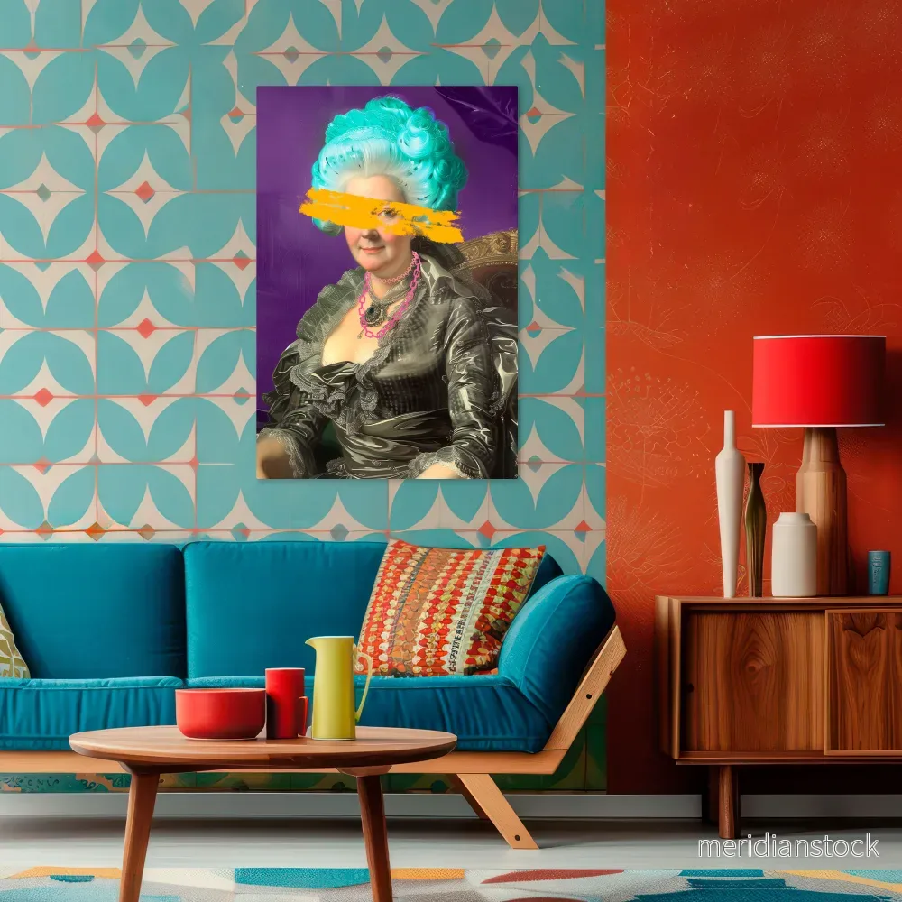 BAROQUE CHIC Vertical Canvas Print - Bild 2