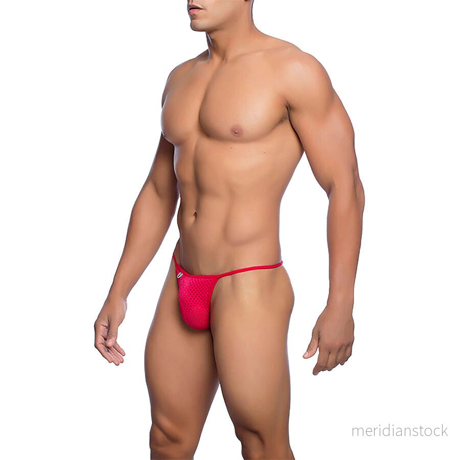 MOB - RED MICROFIBER V-STRING SIZE L/XL - Bild 3