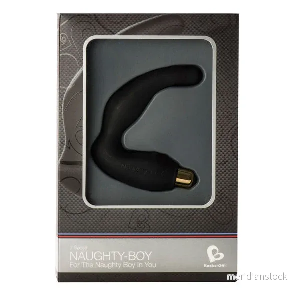 ROCKS-OFF - NAUGHTY-BOY MALE G-SPOT MASSAGER 7 V BLACK - Bild 2