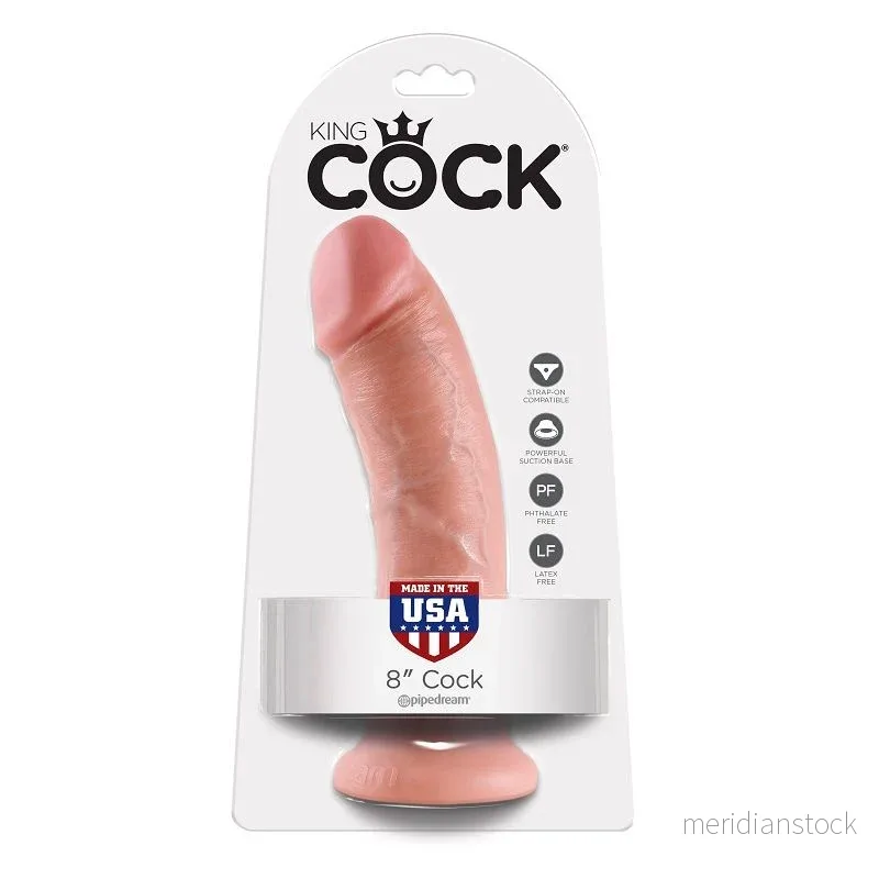 KING COCK - 8 DILDO FLESH 20.3 CM - Bild 2