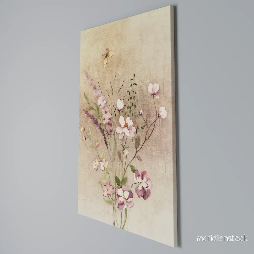 FLOWERED REVERIE Vertical Canvas Print - Bild 3