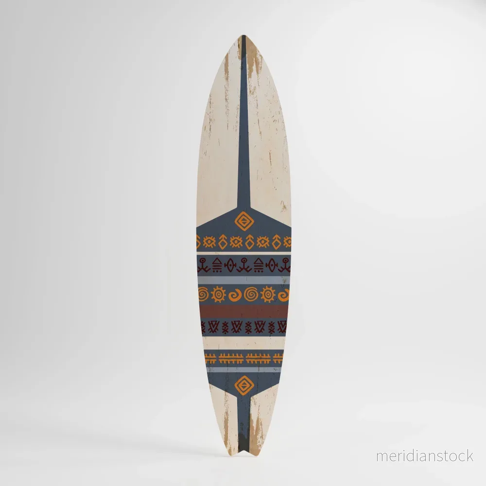 AFRICAN VINTAGE Dekorativ Surfbräda - Bild 2