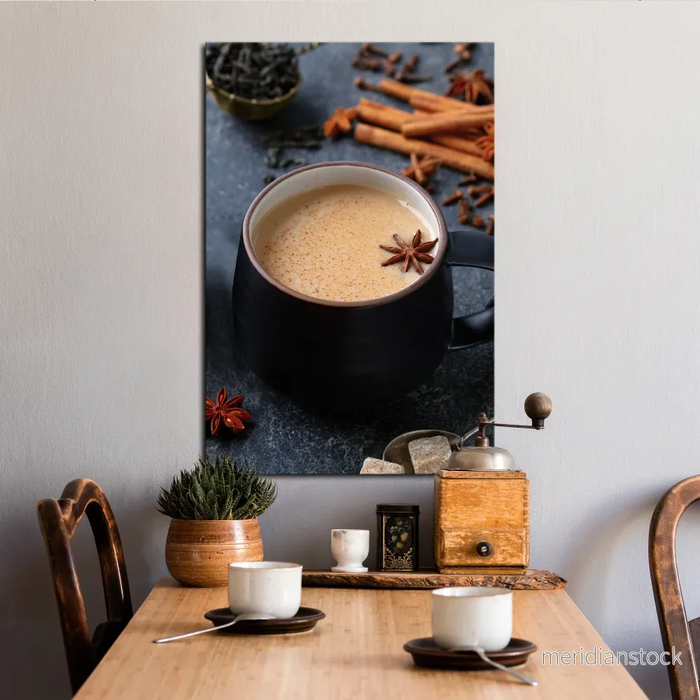 WARMTH IN A CUP Vertical Canvas Print - Bild 2