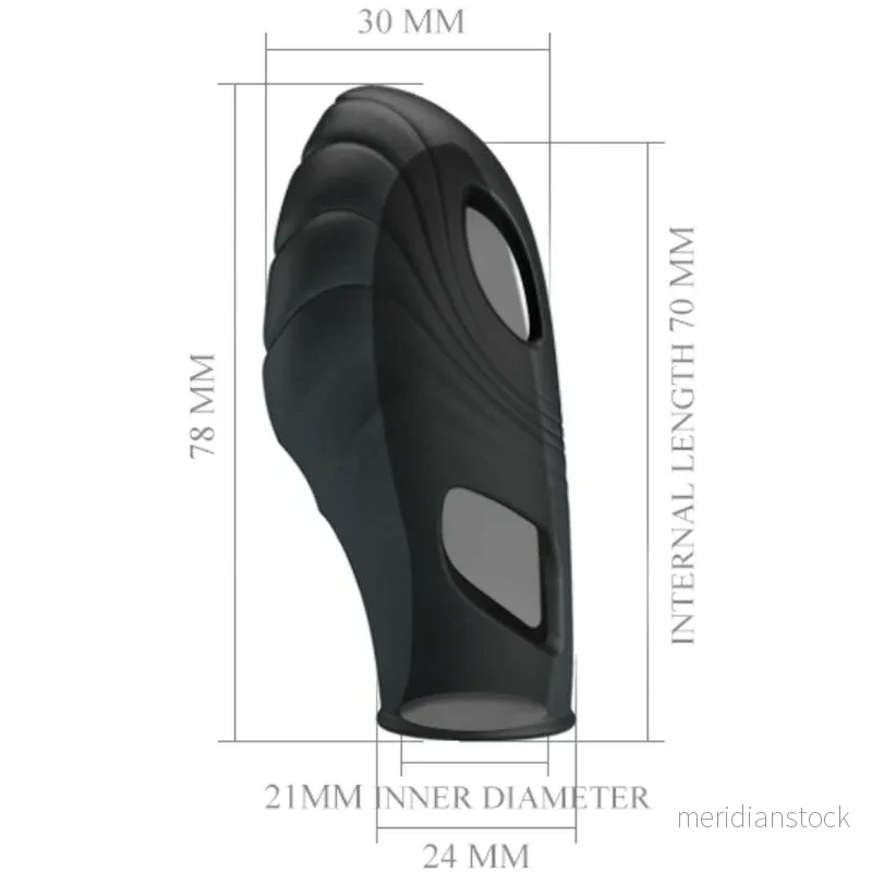 PRETTY LOVE - LICH SILICONE FINGER VIBRATOR BLACK - Bild 3