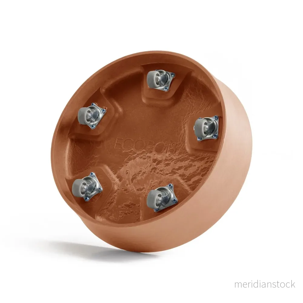 Krukfat Amsterdam med hjul 30cm terrakotta Krukfat Amsterdam med hjul 30cm terrakotta
