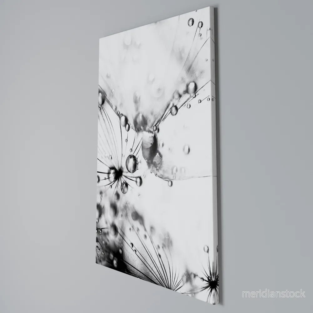 ELEGANT DROPLETS Vertical Canvas Print - Bild 3