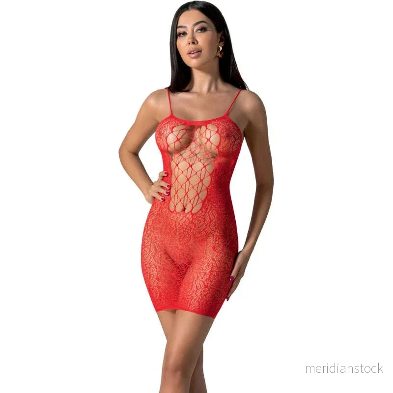 PASSION - BS096 BLACK BODYSTOCKING ONE SIZE - Bild 2