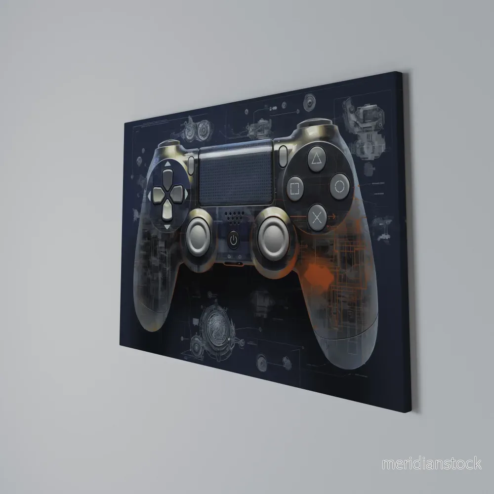 VIRTUAL VELOCITY PAD Horizontal Canvas Print - Bild 2