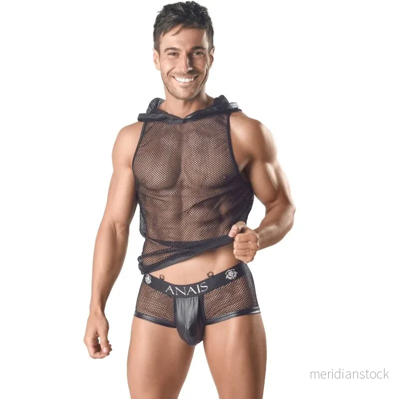 ANAIS MEN - ARES HOODED T-SHIRT M - Bild 3