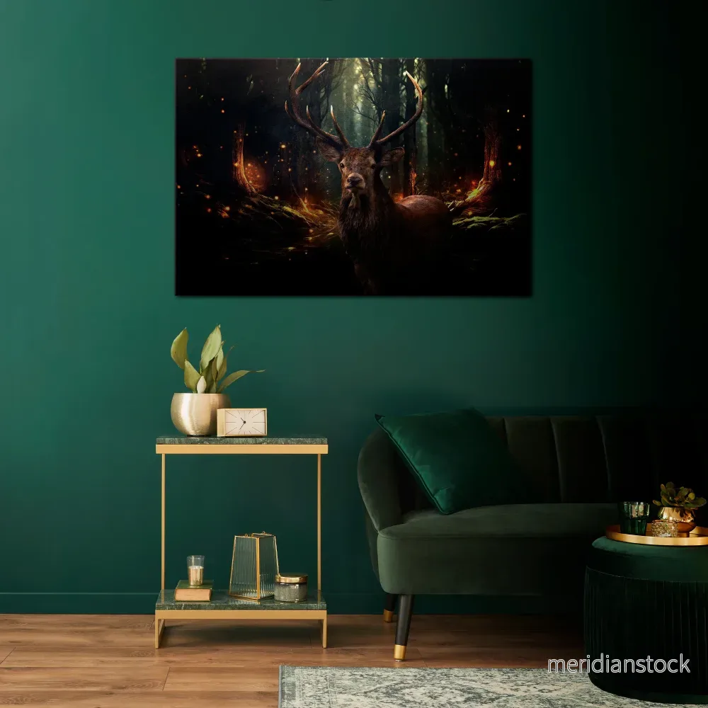 ENCHANTED FOREST GUARDIAN Horizontal Canvas Print - Bild 2