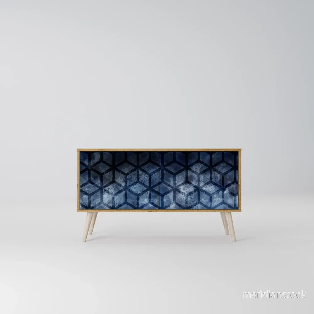 CUBIC MIST Kompakt TV-bänk med 2 dörrar - Bild 2