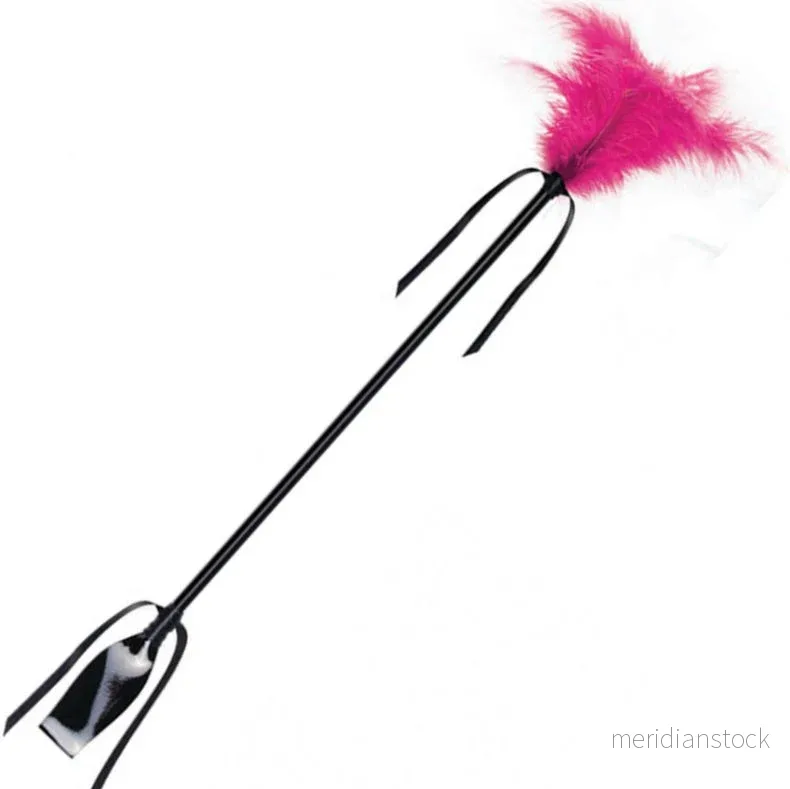 SECRETPLAY - BLACK AND FUCHSIA WHIP & FEATHER - Bild 3