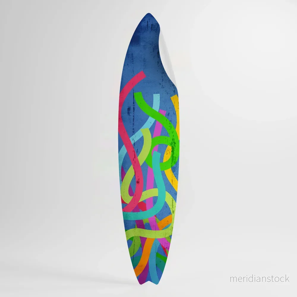 STREAMER TANGLE Väggdekal surfbräda STREAMER TANGLE Väggdekal surfbräda
