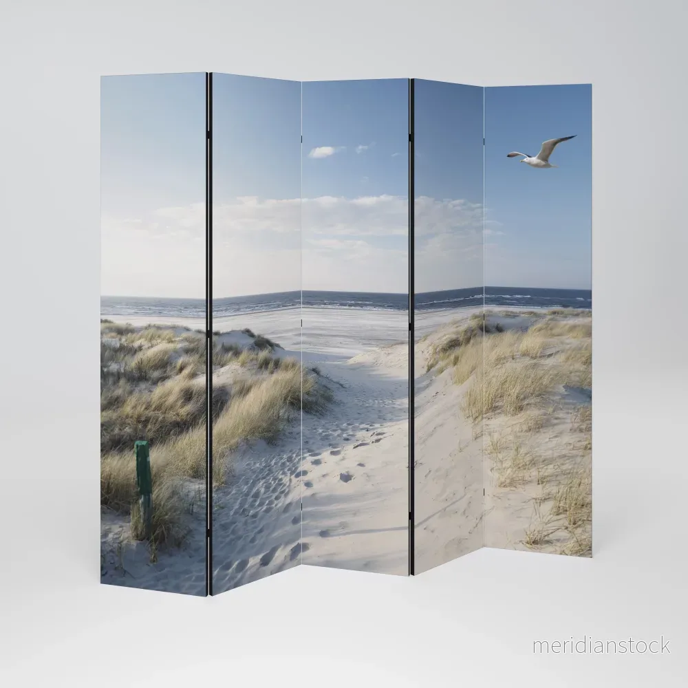 SEASIDE DREAMING Dekorativ rumsavdelare – 5 paneler