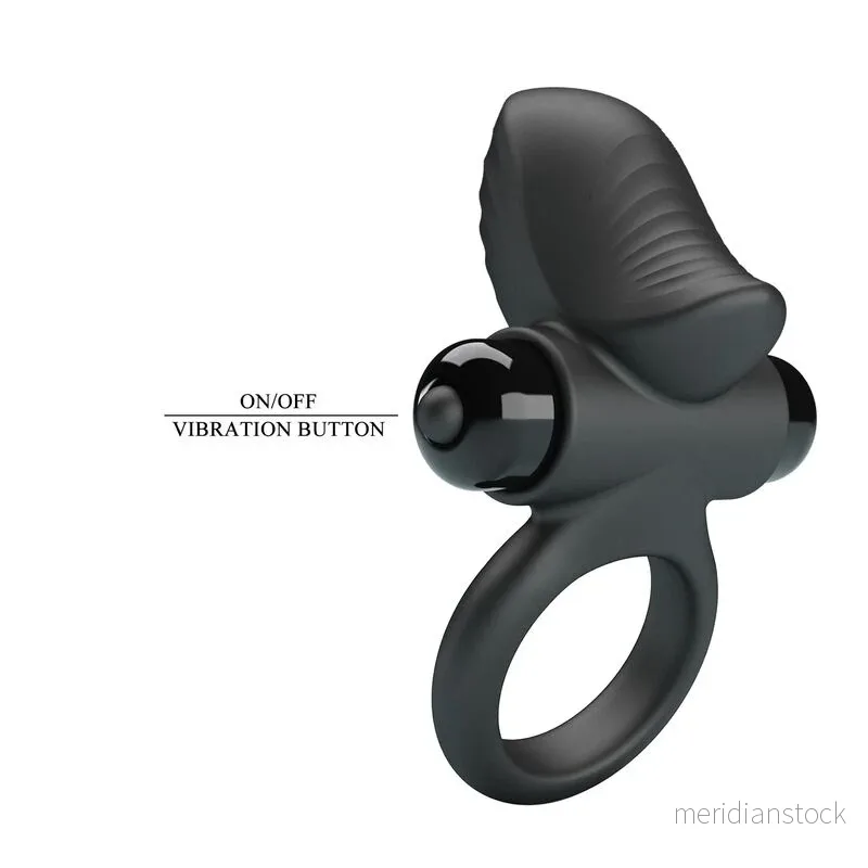 PRETTY LOVE - ADRIEN VIBRATING PENIS RING 10 FUNCTIONS BLACK - Bild 2