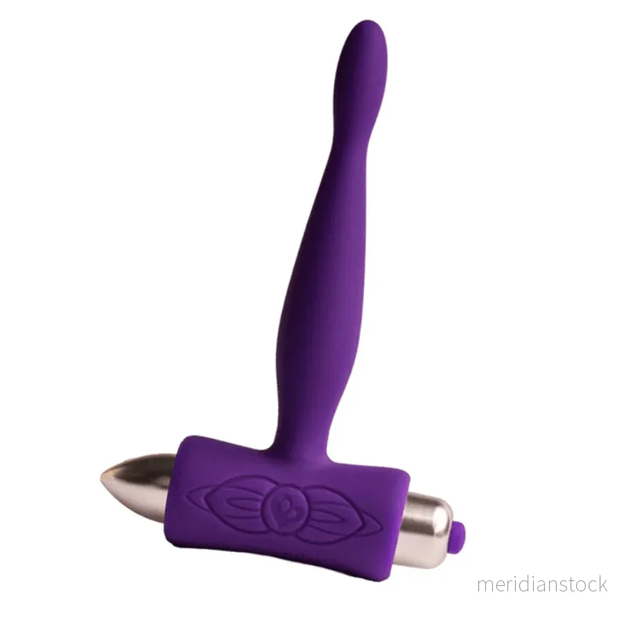 ROCKS- OFF - PETITE SENSATIONS TEAZER ANAL PLUG VIBRATOR PURPLE