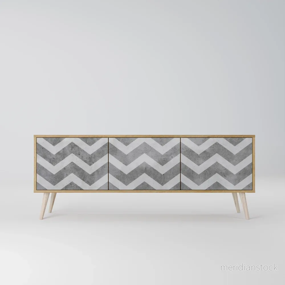 TOUGH ZIG ZAG TV-bänk med 3 dörrar - Bild 2