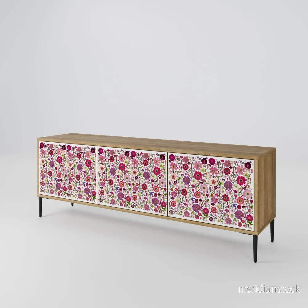 PETAL GARDEN 3-Door TV Cabinet - Bild 3