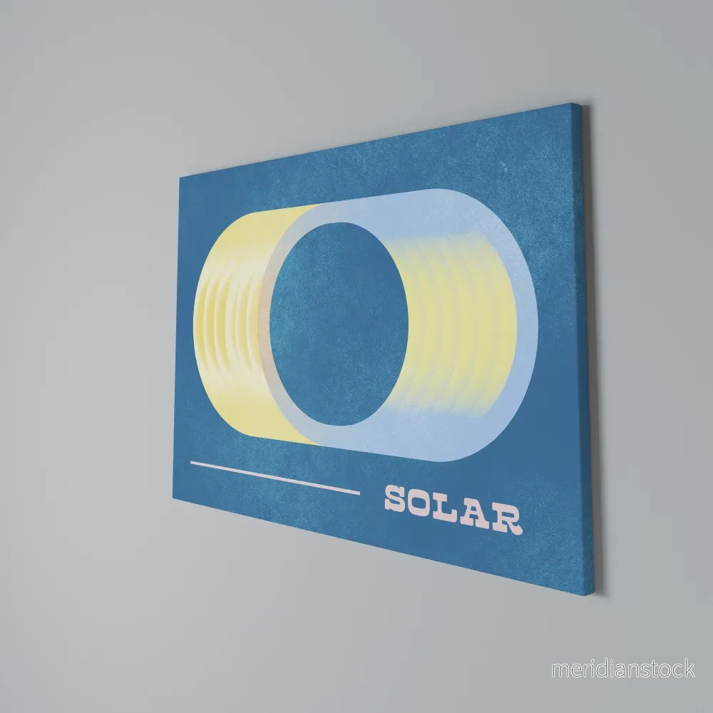 SOLAR APERTURE Horizontal Canvas Print - Bild 3