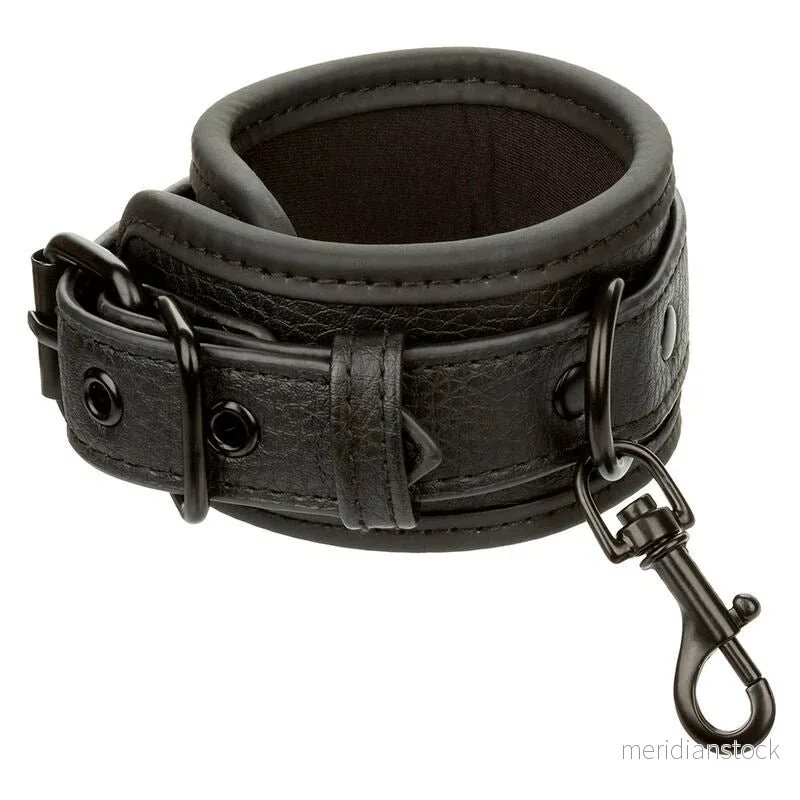 CALEXOTICS - NOCTURNAL LEATHER WRIST CUFFS ADJUSTABLE BLACK - Bild 2