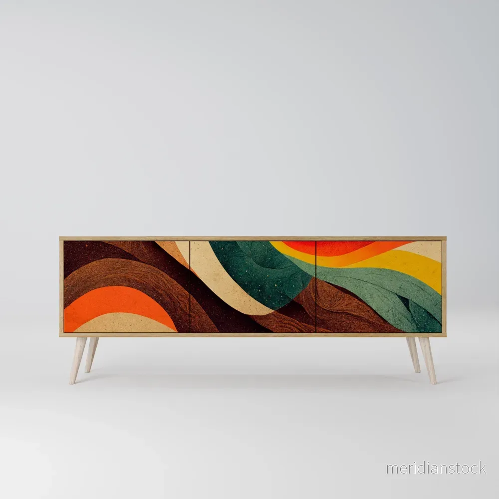 COLORFUL STRANDS TV-bänk med 3 dörrar - Bild 2