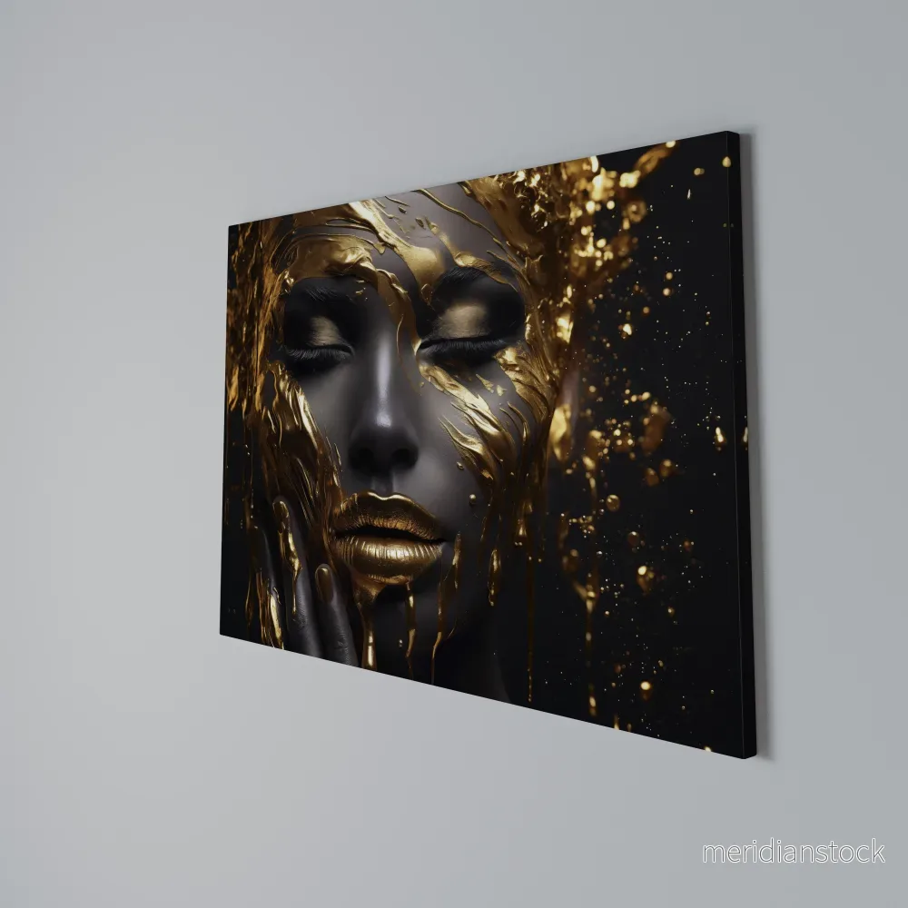 GOLDEN GODDESS Horizontal Canvas Print GOLDEN GODDESS Horizontal Canvas Print