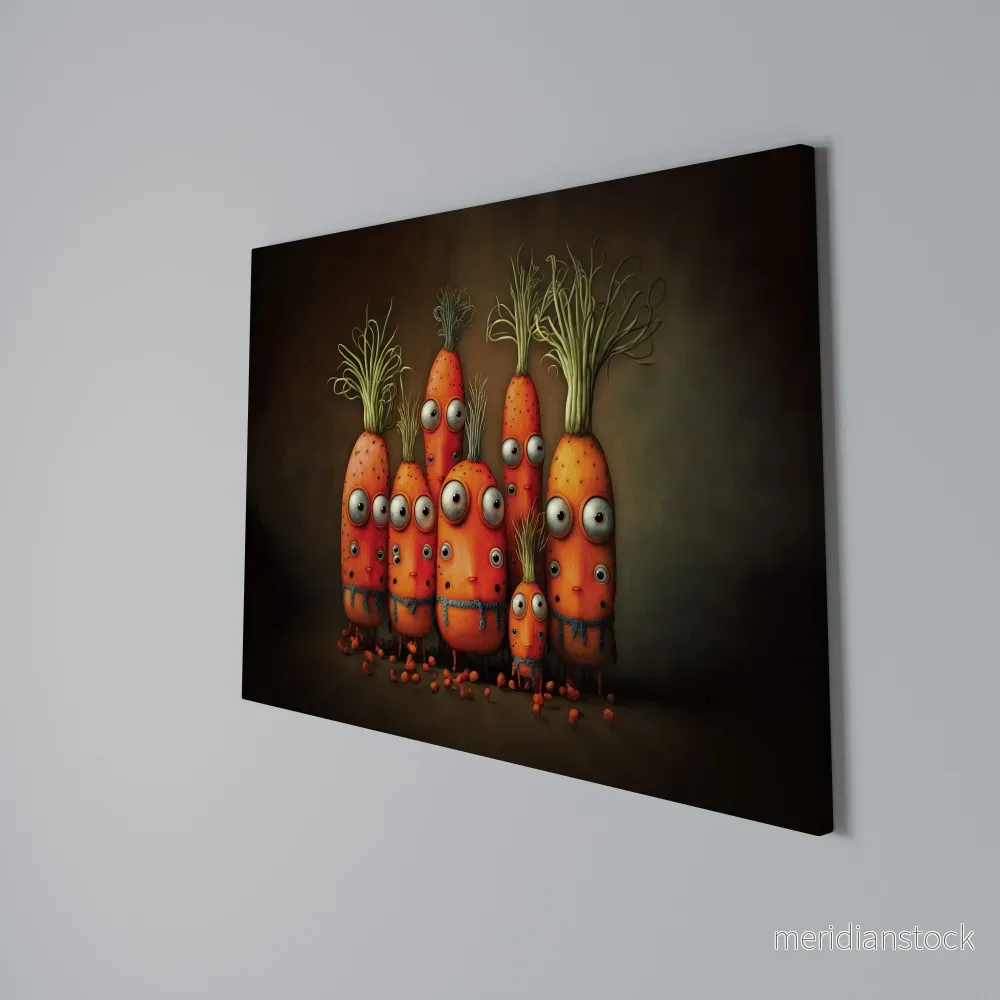 CUTE OR SCARY Horizontal Canvas Print - Bild 3