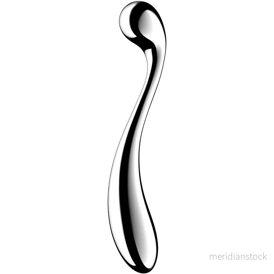 SATISFYER - STAR FORCE 4 STAINLESS STEEL DOUBLE-ENDED DILDO