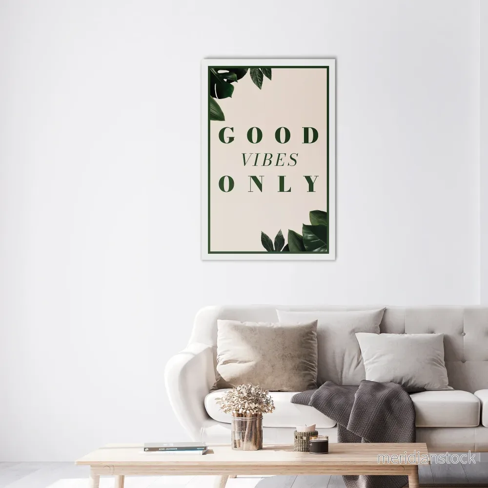 NATURE'S POSITIVE ENERGY Vertical Canvas Print - Bild 2